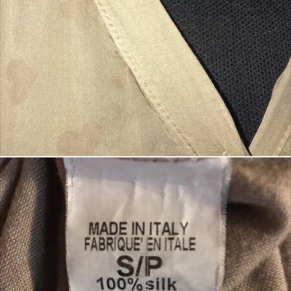 VINTAGE STELLA ROSA SILK DRESS MADE IN ITALY - Picture 7 of 8